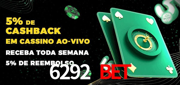Promoções do cassino ao Vivo 6292 bet